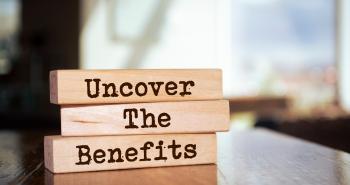 Stacked Wooden blocks spelling Uncover the Benefits