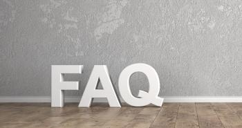 Letters spelling FAQ