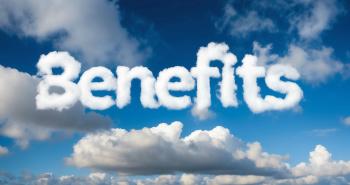 Benefits spelled ou in the clouds