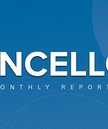 Chancellor's monthly reports hero banner 