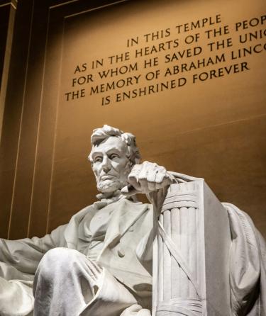 Banner Image of the Lincoln Monument in Washington D.C.