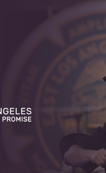 la college promise banner with logo