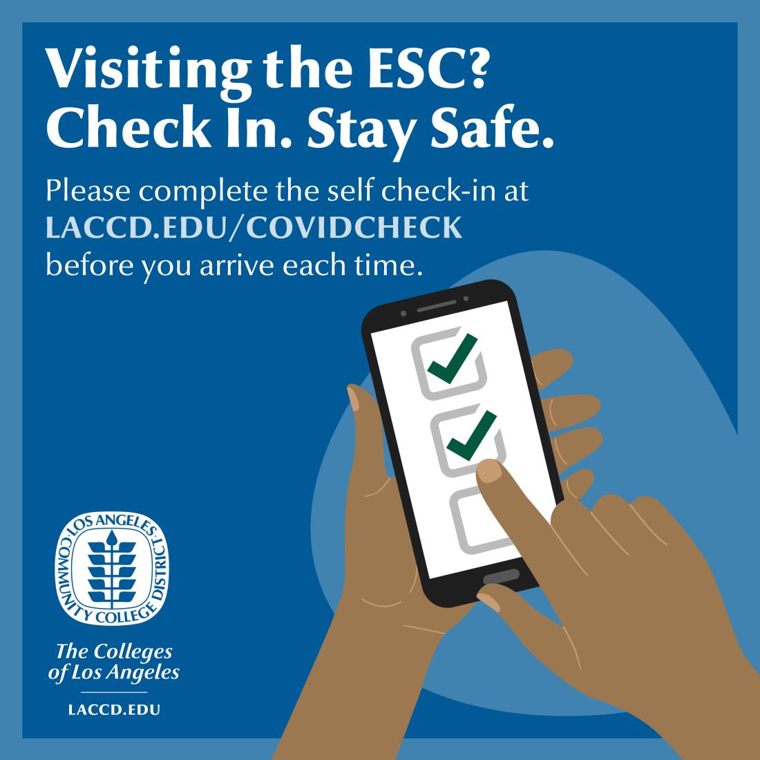 Check In ESC Banner