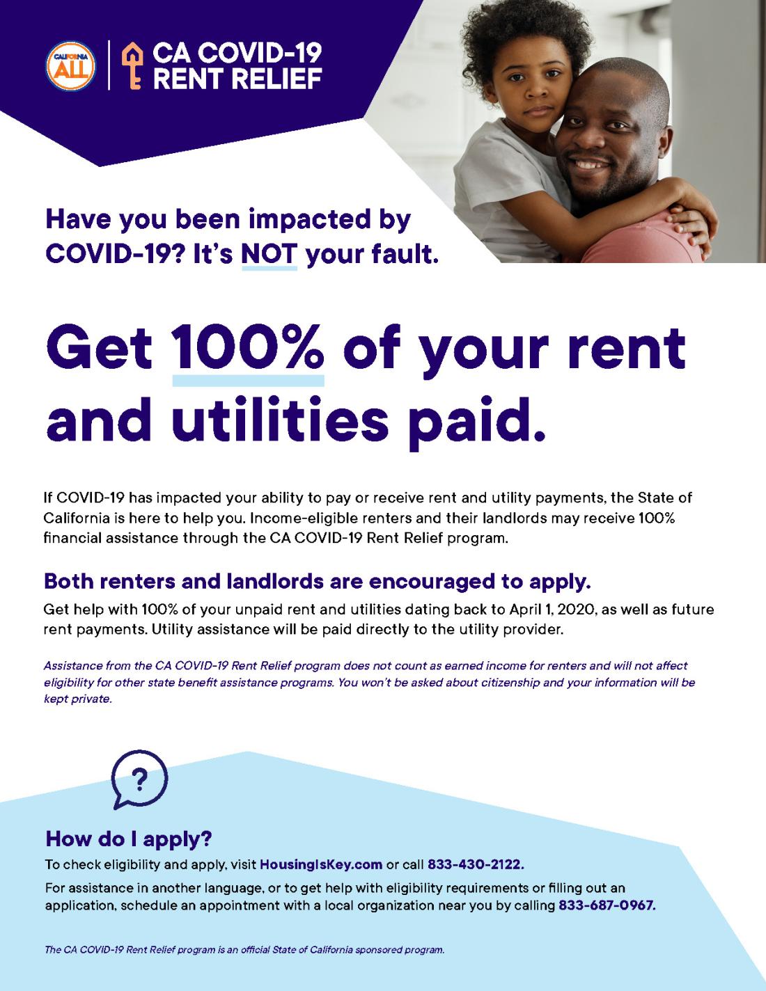 CA COVID-19 Rent Relief Flyer
