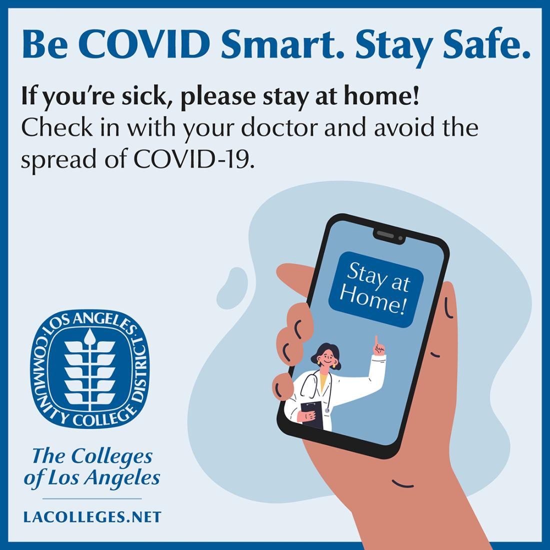 Be Covid Smart Stay Safe Banner