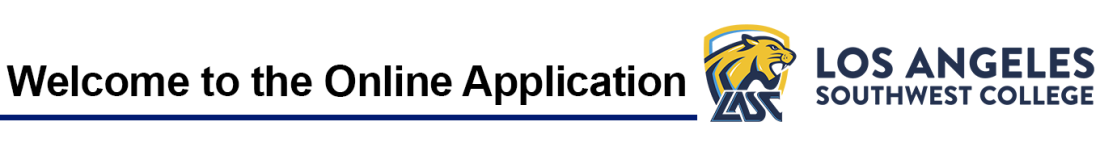 Welcome to the Online Application Banner LASC