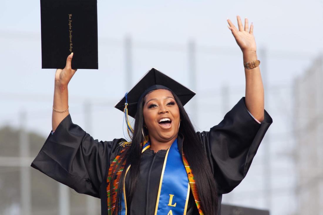 Student Girl at Graduation Event