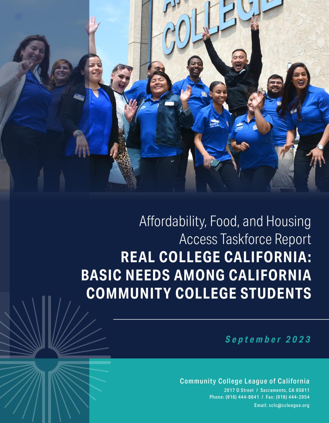 A WLAC photo of the EOPS team was selected to grace the cover of the Community College League of California’s September 2023 report