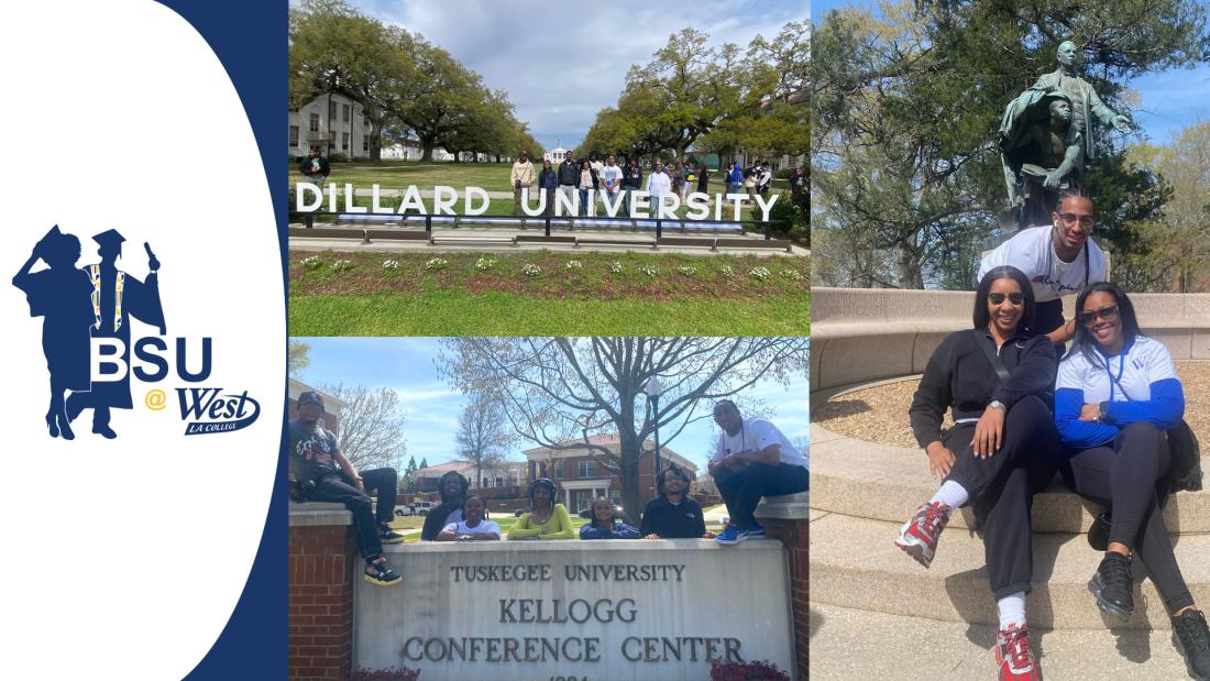 WLAC’s Black Scholars United (BSU) students on tour of HBCU campus