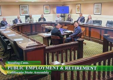Standing Committee, Public Employment & Retirement. California State Assembly