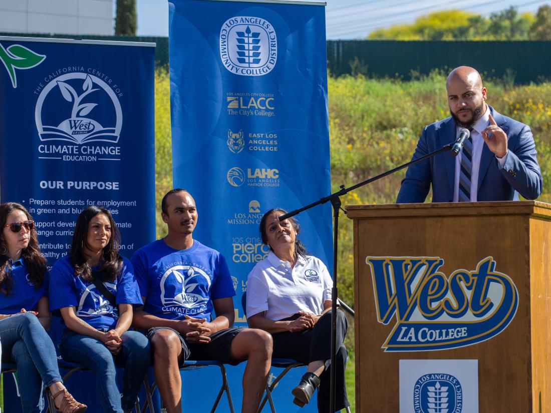 Assemblymember Isaac Bryan Speaking at West LA College Event