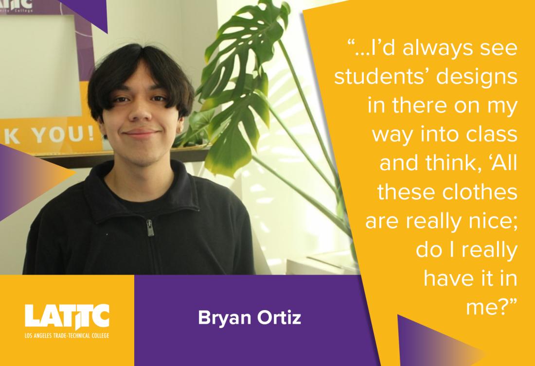 Bryan Ortiz - LATTC Student Spotlight of the Week