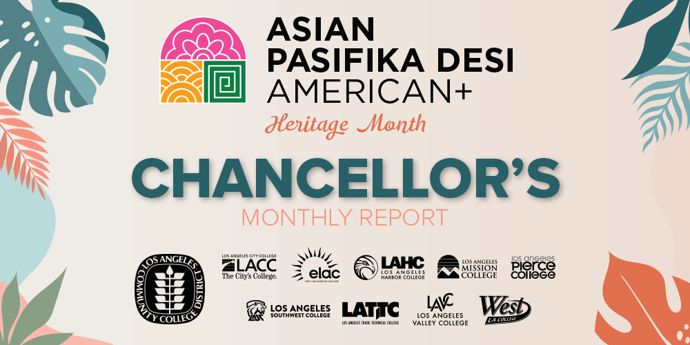 Chancellor's monthly report – APIDA Heritage month
