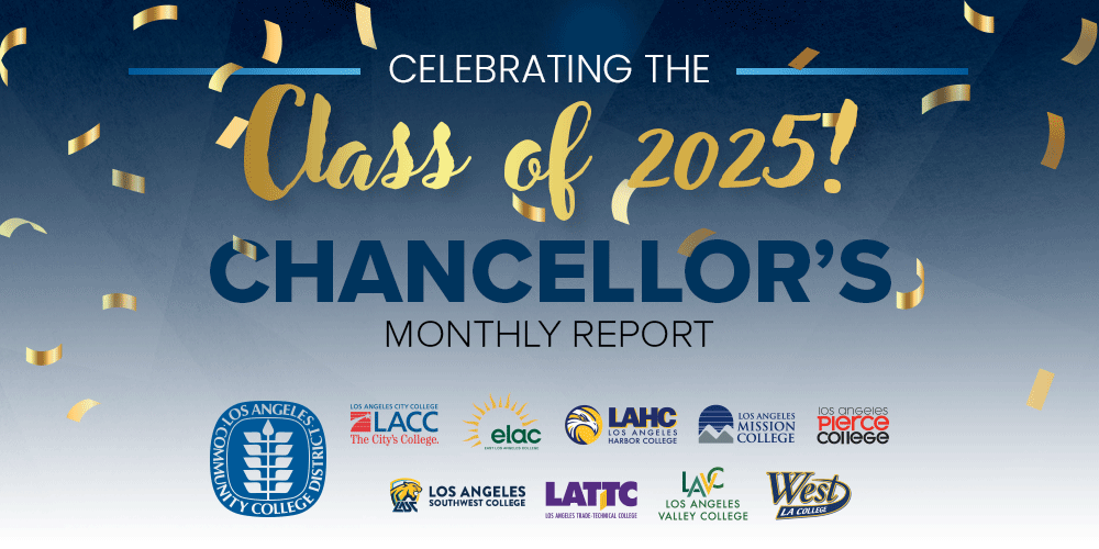 Chancellor's monthly report – Celebrating the Class of 2025