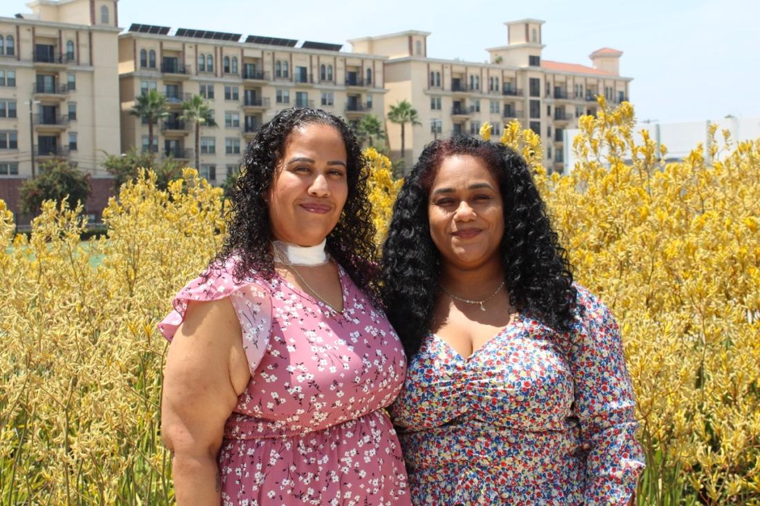 Karen Hernandez (left) and Carolina