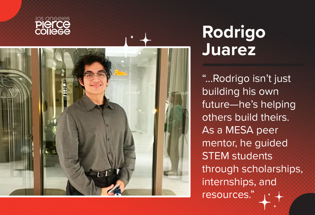 Rodrigo Juarez – Los Angeles Pierce College Student Spotlight of the Week
