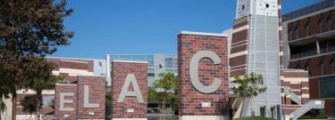 image of ELAC campus sign