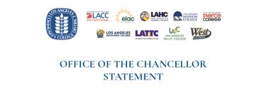 Office of the Chancellor Statement