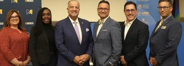 LACCD Chancellor Francisco Rodriguez and UC Merced Chancellor Juan Sánchez Muñoz