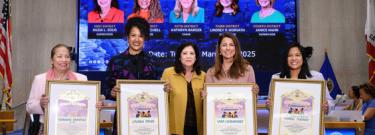 Supervisor Hilda L. Solis Honors Four Outstanding Women in Celebration of Women’s History Month