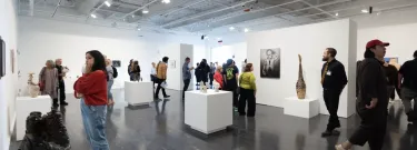 East L.A. College hosted the first cross-district student art exhibition in 2024.