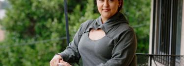 Brenda Olazava at her home in Maywood on May 26, 2025. Photo by Stella Kalinina for CalMatters