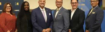 LACCD Chancellor Francisco Rodriguez and UC Merced Chancellor Juan Sánchez Muñoz