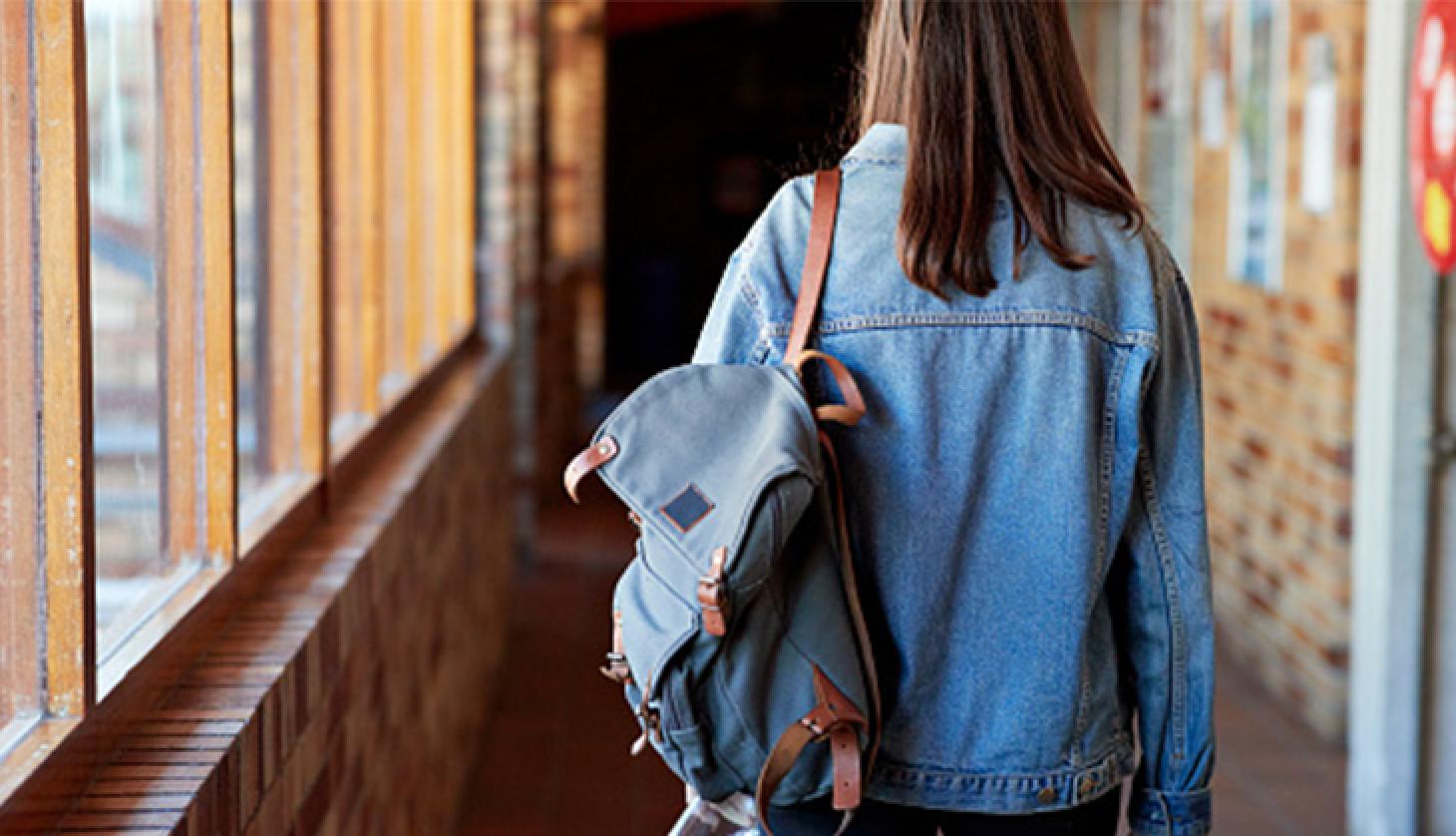 LACCD Woman With Backpack